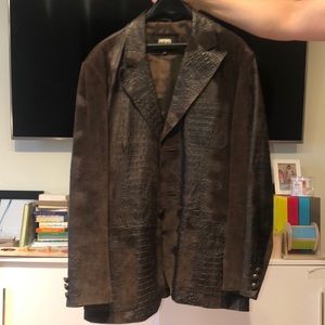 ❌❌SOLD❌❌100% Genuine Leather Blazer